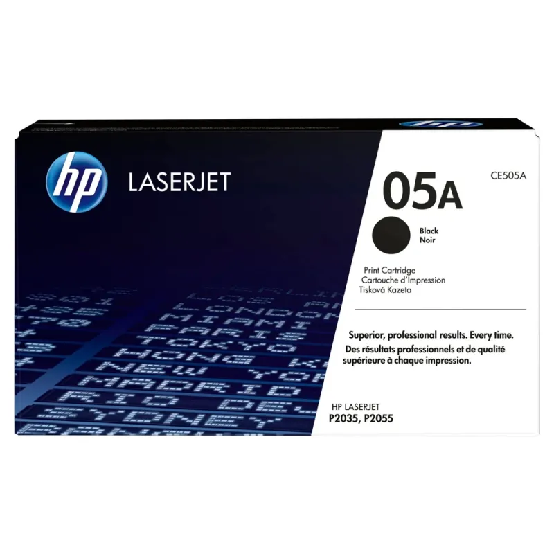 Cartucho De Tóner Hp 05A Negro Laserjet Original (Ce505A) - CE505A