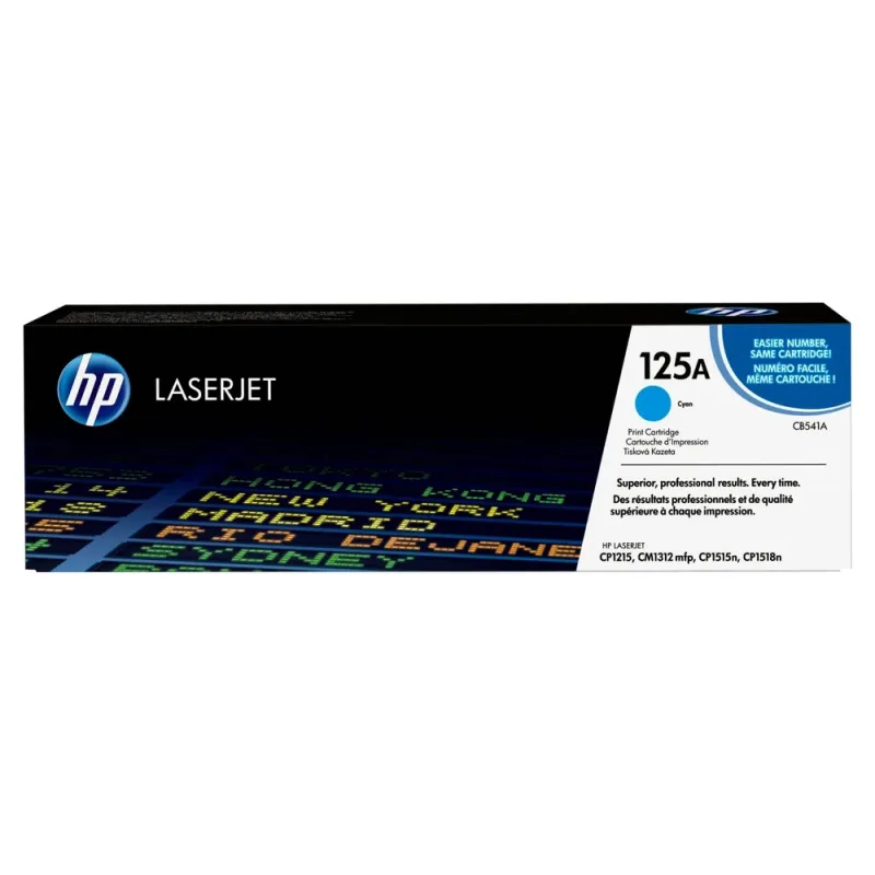 Cartucho De Tóner Hp 125A Cian Laserjet Original (Cb541A) - CB541A
