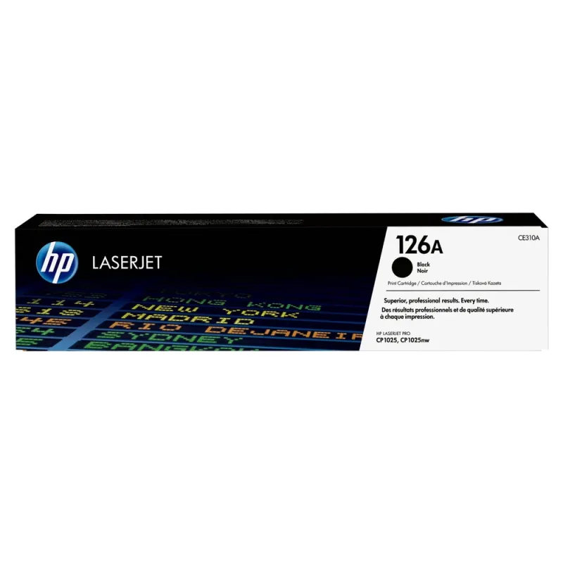 Cartucho De Tóner Hp 126A Negro Laserjet Original (Ce310A) - CE310A