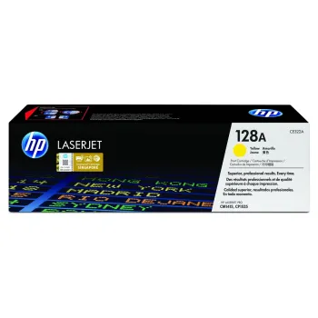 Cartucho De Tóner Hp 128A Amarillo Laserjet Original (Ce322A) - CE322A