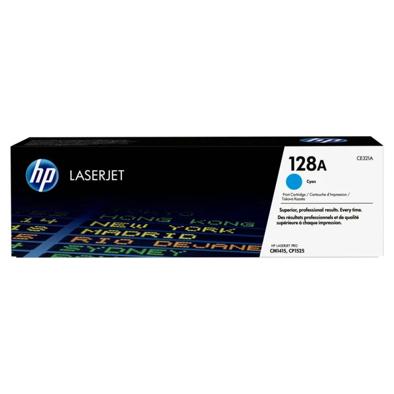 Cartucho De Tóner Hp 128A Cian Laserjet Original (Ce321A) - CE321A
