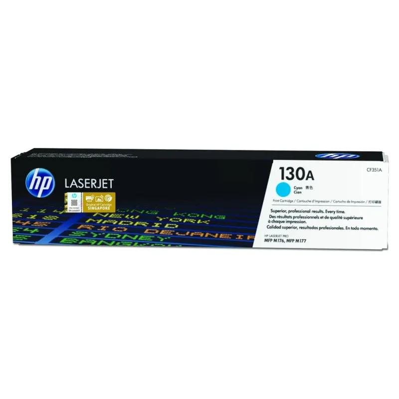 Cartucho De Tóner Hp 130A Cian Laserjet Original (Cf351A) - CF351A