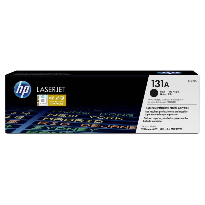 Cartucho De Tóner Hp 131A Negro Laserjet Original (Cf210A) - CF210A