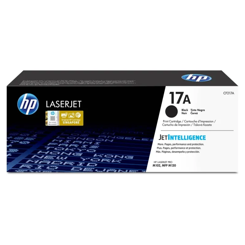 Cartucho De Tóner Hp 17A Negro Laserjet Original (Cf217A) - CF217A