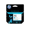 Pack De 3 Cartuchos De Tinta Hp 711 Cian Original (Cz134A) - CZ134A