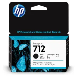 Cartucho de Tinta HP 712 - Negro - DesignJet - Original (3ED70A) - 3ED70A Cartucho de Tinta HP 712 - Negro - DesignJet - Original (3ED70A) - 3ED70A