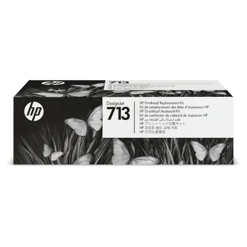 Kit de Repuesto de Cabezal de Impresión HP 713 - Negro - Cian - Magenta - Amarillo - Original (3ED58A) - 3ED58A Kit de Repuesto de Cabezal de Impresión HP 713 - Negro - Cian - Magenta - Amarillo - Original (3ED58A) - 3ED58A