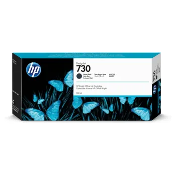 Cartucho De Tinta Hp 730 Negro Mate Original (P2V71A) - P2V71A