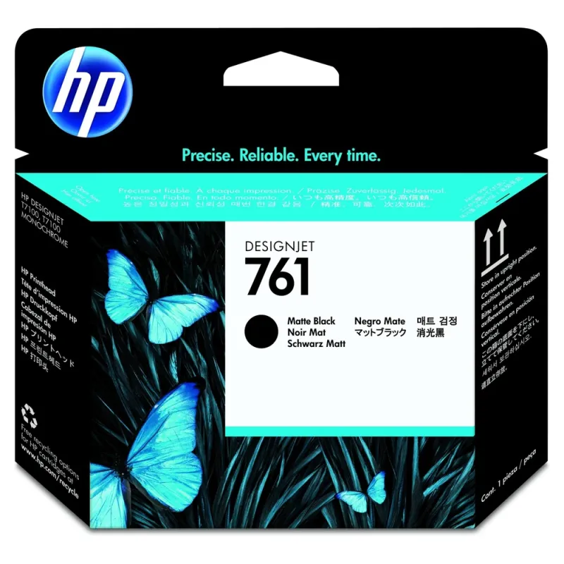 Cabezal De Impresión Hp 761 Negro Mate Original (Ch648A) - CH648A