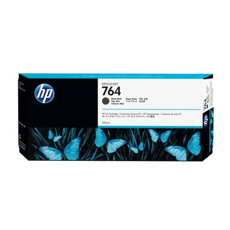 Cartucho De Tinta Hp 764 Negro Mate Original (C1Q16A) - C1Q16A