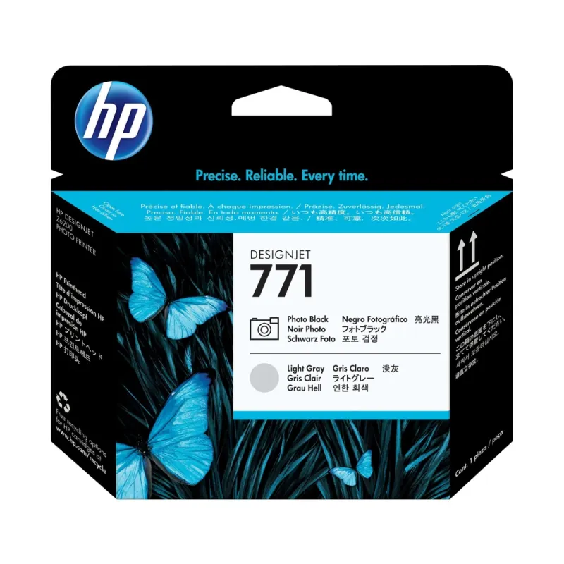 Cabezal De Impresión Hp Ce020A 771 Negro Fotográfico Gris Claro - CE020A