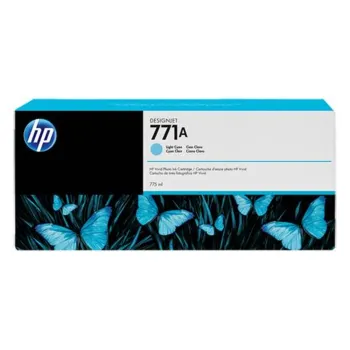 Cartucho De Tinta Hp 771A Cian Claro Original (B6Y20A) - B6Y20A