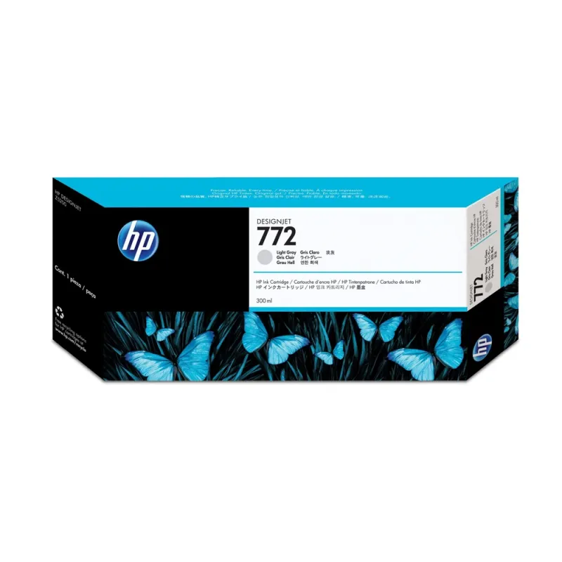 Cartucho De Tinta Hp 772 Gris Claro Original (Cn634A) - CN634A