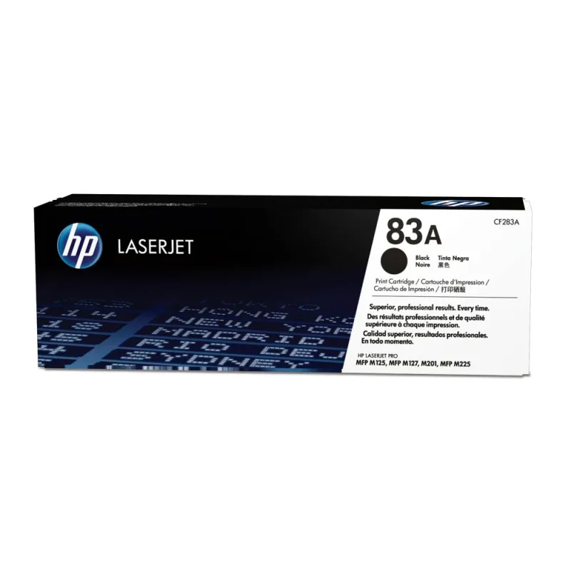 Cartucho De Tóner Hp 83A Negro Laserjet Original (Cf283A) - CF283A