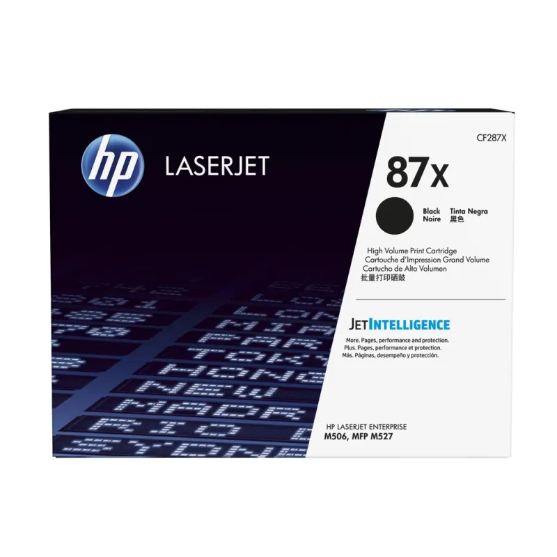 Cartucho De Tóner Hp 87X Negro Alto Rendimiento Laserjet Original (Cf287X) - CF287X