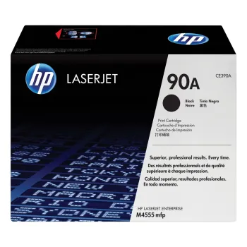 Cartucho De Tóner Hp 90A Negro Laserjet Original (Ce390A) - CE390A