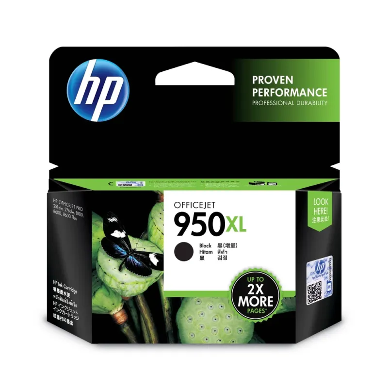 Cartucho De Tinta Hp 950Xl Negra Original (Cn045Al) - CN045AL