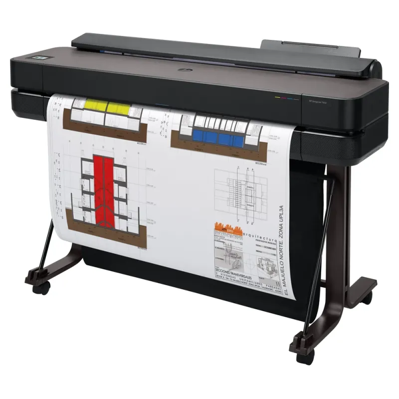 Plotter HP DesignJet T650 - 36" - Inyección de Tinta - Wi-Fi - USB - RJ-45 - Negro - 5HB10A