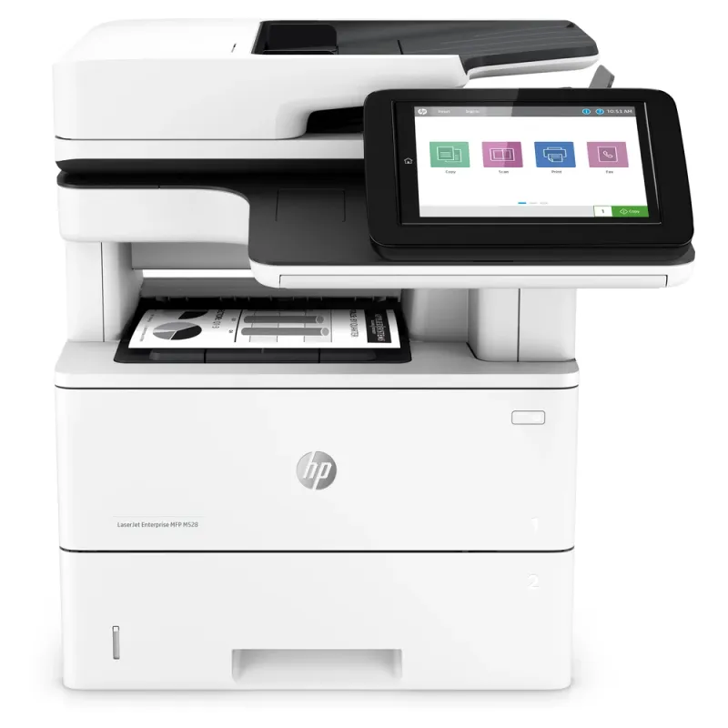 Hp Laserjet Enterprise M528Dn Conexiones Inalámbricas Multifunction Blanco Y Negro Impresora, Copiadora, Escáner; Doble Cara - 1PV64A#BGJ