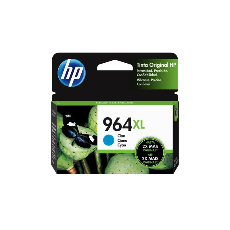 Cartucho De Tinta Hp 964Xl Cian Original (3Ja54Al) - 3JA54AL