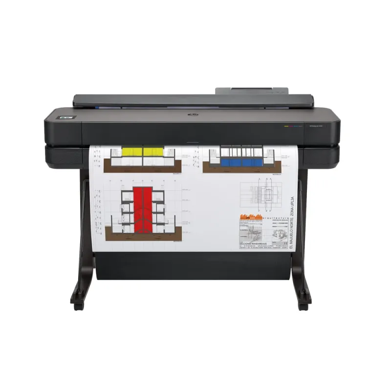 Plotter HP DesignJet T650 - 36" - Inyección de Tinta - Wi-Fi - USB - RJ-45 - Negro - 5HB10A