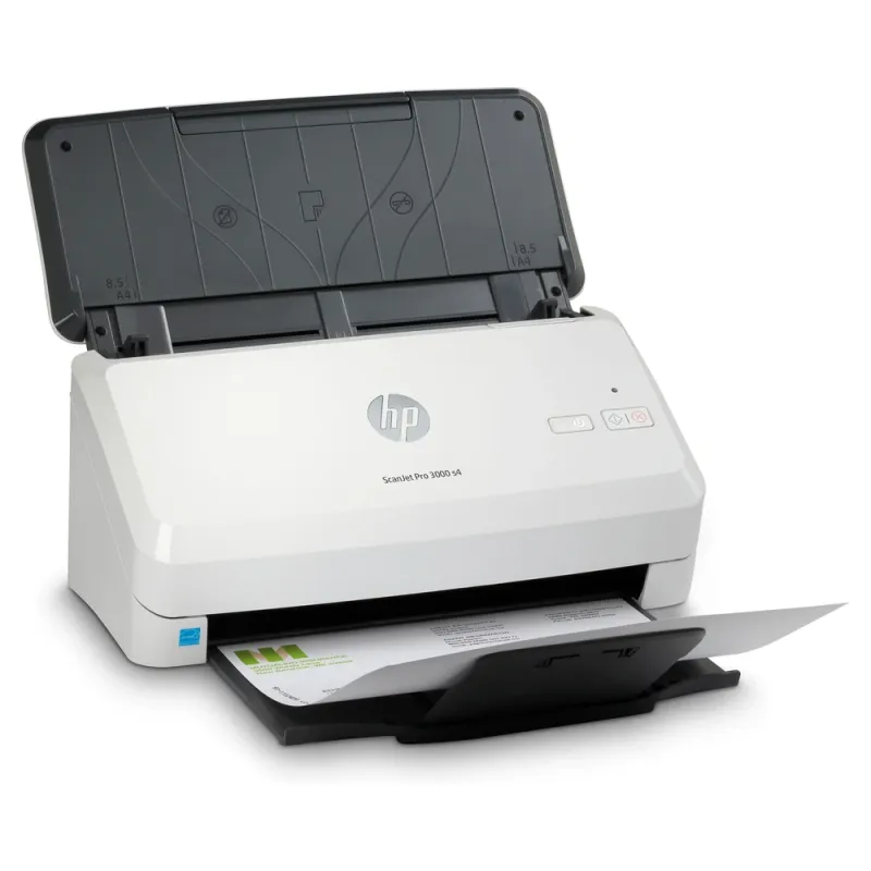 Escáner Hp Scanjet Pro 3000 S4 Sheet Feed 40Ppm Usb Dúplex Blanco - 6FW07A