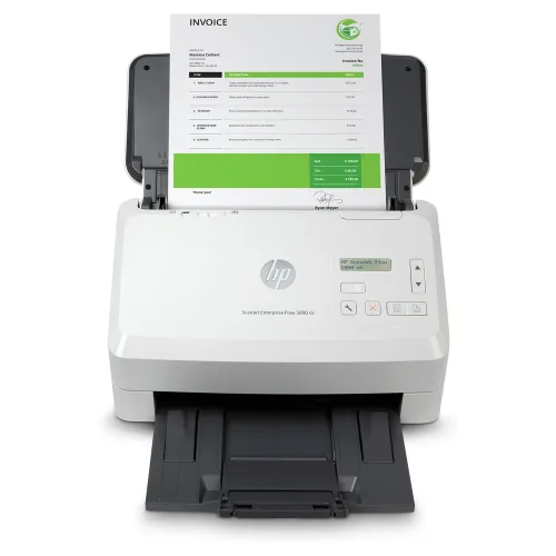 Escáner HP ScanJet Enterprise Flow 5000 s5 - 65ppm - USB 3.0 - Dúplex - Blanco - 6FW09A