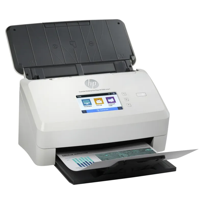 Escáner Hp Scanjet Enterprise Flow N7000 Snw1 75 Ppm Wi Fi Usb 2.0 Blanco - 6FW10A