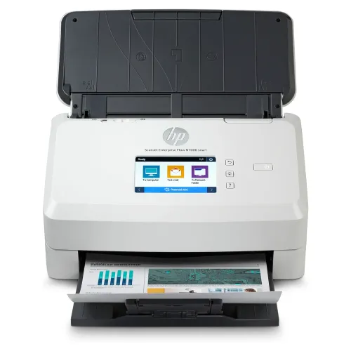 Hp Scanjet Enterprise Flow N7000 Snw1 Escáner Alimentado Con Hojas 600 X 600 Dpi A4 Blanco - 6FW10A#BGJ Hp Scanjet Enterprise Flow N7000 Snw1 Escáner Alimentado Con Hojas 600 X 600 Dpi A4 Blanco - 6FW10A#BGJ