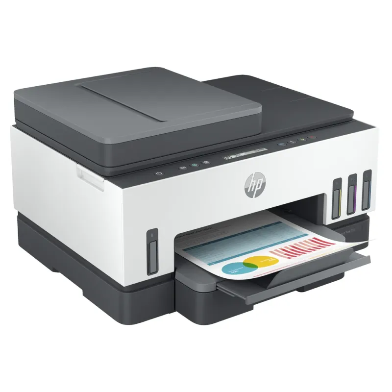 Multifuncional HP Smart Tank 750 - 15 ppm Negro - 9 ppm Color - Tinta Continua - Wi-Fi - USB - Dúplex - 6UU47A
