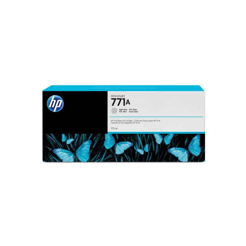 Cartucho De Tinta Hp 771A Gris Claro Original (B6Y22A) - B6Y22A