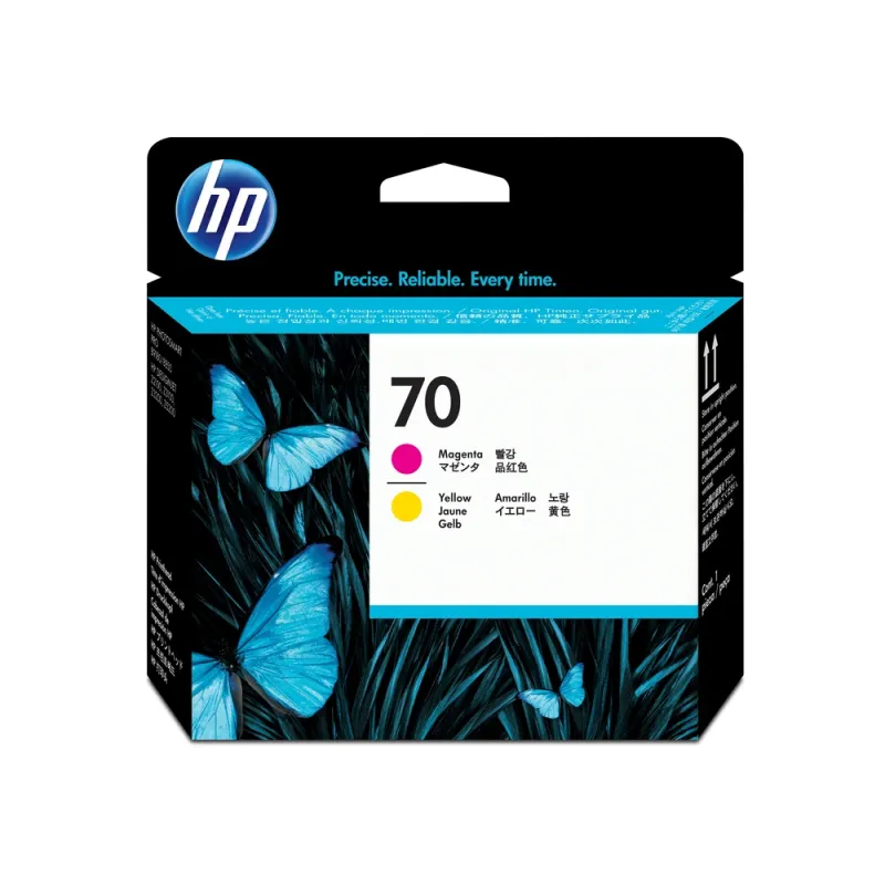 Cabezal De Impresión Hp 70 Magenta Amarillo Original (C9406A) - C9406A