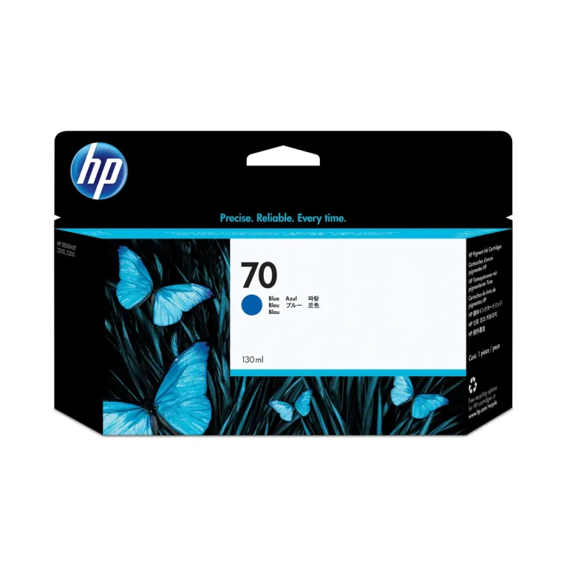 Hp Cartucho De Tinta Designjet 70 De 130 Ml Azul - C9458A