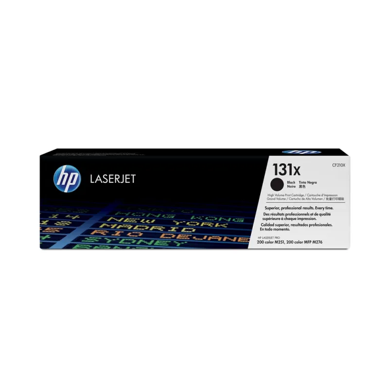 Cartucho de Tóner HP 131X - Negro - LaserJet - Original (CF210X) - CF210X