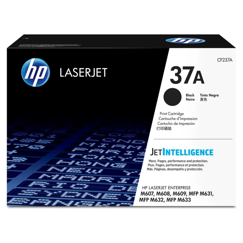 Cartucho De Tóner Hp 37A Negro Laserjet Original (Cf237A) - CF237A