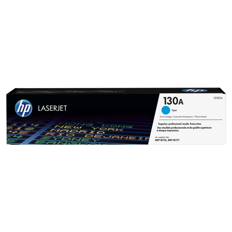 Cartucho De Tóner Hp 130A Cian Laserjet Original (Cf351A) - CF351A