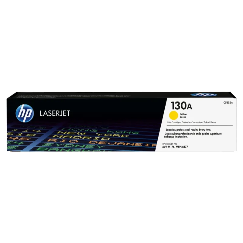 Cartucho De Tóner Hp 130A Amarillo Laserjet Original (Cf352A) - CF352A