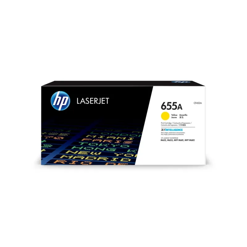 Cartucho de Tóner HP 655A - Amarillo - LaserJet - Original (CF452A) - CF452A