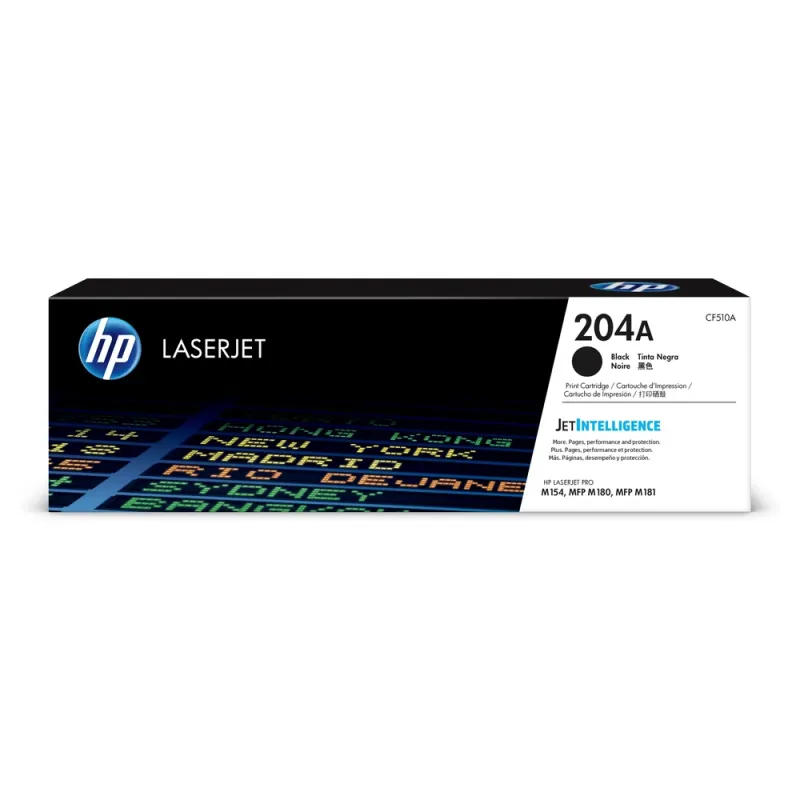 Cartucho De Tóner Hp 204A Negro Laserjet Original (Cf510A) - CF510A