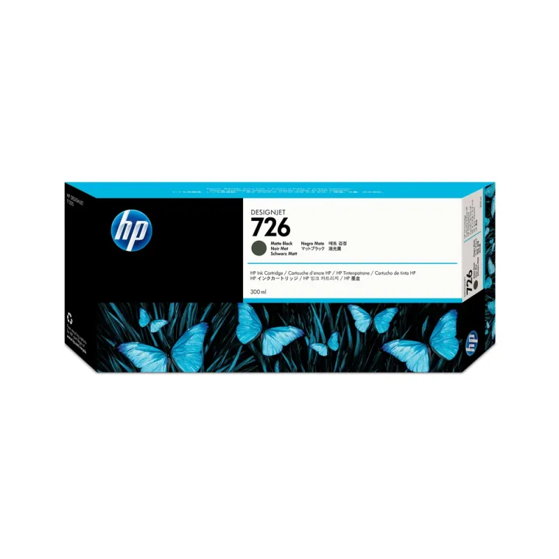 Cartucho de Tinta HP 726 - Negro Mate - Original - (CH575A) - CH575A
