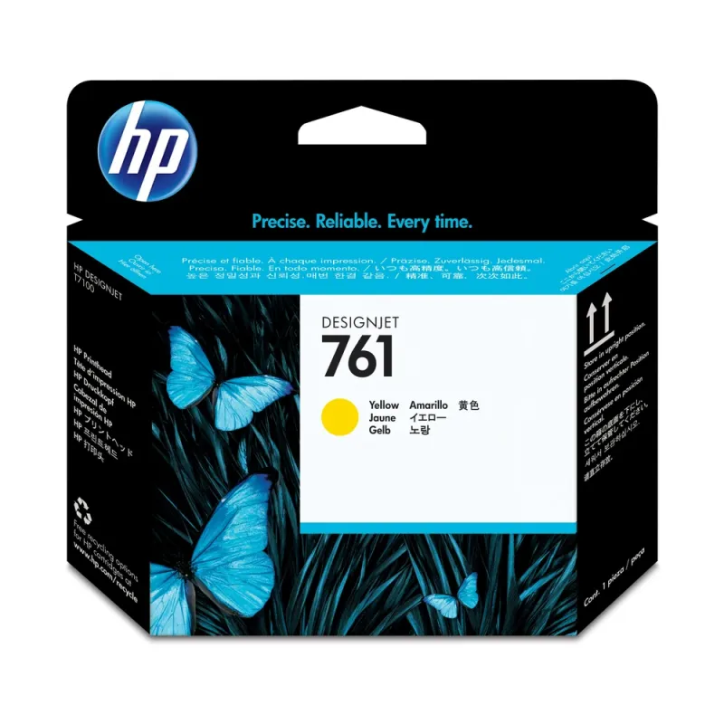 Cabezal De Impresión Hp 761 Amarillo Original (Ch645A) - CH645A