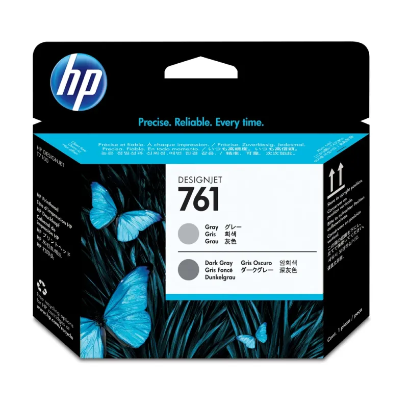 Cabezal De Impresión Hp 761 Gris Gris Oscuro Original (Ch647A) - CH647A