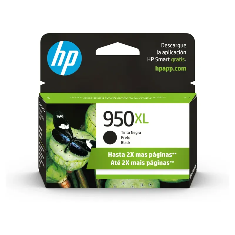Cartucho De Tinta Hp 950Xl Negra Original (Cn045Al) - CN045AL