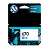 Cartucho de Tinta HP 670 - Cian - Original - (CZ114AL) - CZ114AL