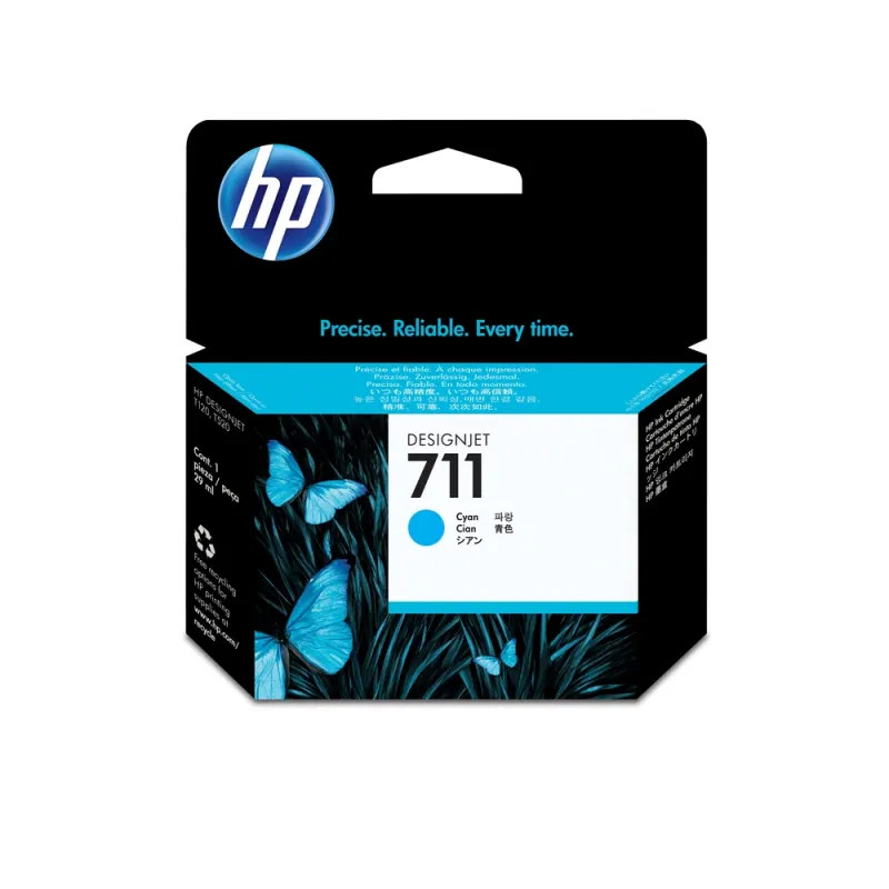 Cartucho De Tinta Hp 711 Cian Original (Cz130A) - CZ130A