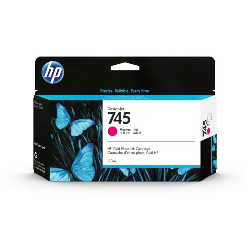 Cartucho de Tinta HP 745 - Magenta - Original - (F9J95A) - F9J95A