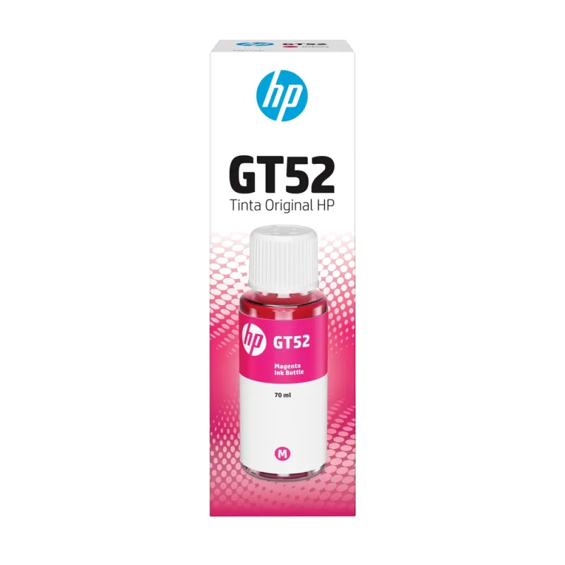Botella de Tinta HP GT52 - Magenta - 70 ml - (M0H55AL) - M0H55AL