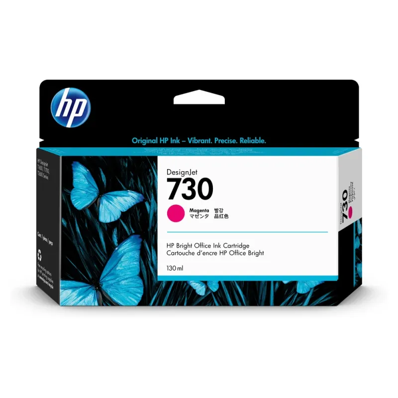 Cartucho De Tinta Hp 730 Magenta Original (P2V63A) - P2V63A