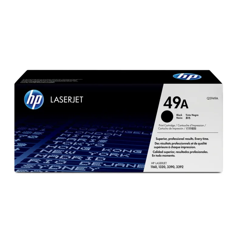 Cartucho De Tóner Hp 49A Negro Laserjet Original (Q5949A) - Q5949A