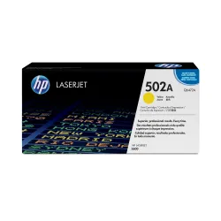 Cartucho de Tóner HP 502A - Amarillo - LaserJet - Original (Q6472A) - Q6472A Cartucho de Tóner HP 502A - Amarillo - LaserJet - Original (Q6472A) - Q6472A